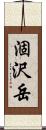 涸沢岳 Scroll