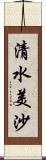 清水美沙 Scroll