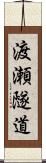 渡瀬隧道 Scroll