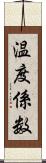 温度係数 Scroll