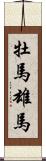 牡馬 Scroll