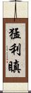 猛利瞋 Scroll