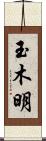 玉木明 Scroll