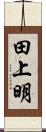 田上明 Scroll
