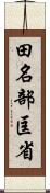 田名部匡省 Scroll