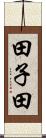 田子田 Scroll