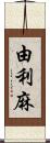 由利麻 Scroll