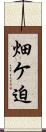 畑ケ迫 Scroll