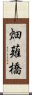 畑薙橋 Scroll