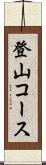 登山コース Scroll
