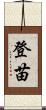 登苗 Scroll