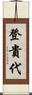 登貴代 Scroll