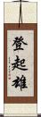 登起雄 Scroll