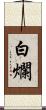 白爛 Scroll