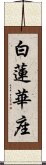 白蓮華座 Scroll