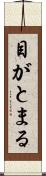 目がとまる Scroll