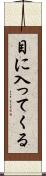 目に入ってくる Scroll