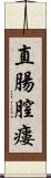 直腸膣瘻 Scroll