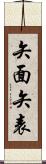 矢面;矢表 Scroll