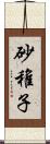 砂稚子 Scroll