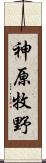 神原牧野 Scroll
