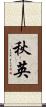 秋英 Scroll