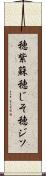 穂紫蘇 Scroll
