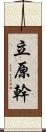 立原幹 Scroll