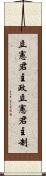 立憲君主政 Scroll