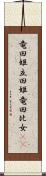 竜田姫 Scroll