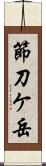 節刀ケ岳 Scroll