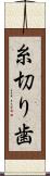 糸切り歯 Scroll