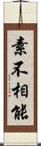 素不相能 Scroll