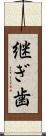 継ぎ歯 Scroll