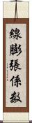 線膨張係数 Scroll