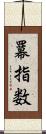 羃指数 Scroll