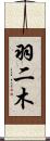 羽二木 Scroll