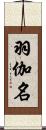 羽伽名 Scroll