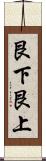 艮下艮上 Scroll