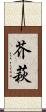 芥萩 Scroll