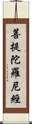 菩提陀羅尼經 Scroll