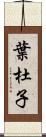 葉杜子 Scroll