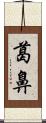 葛鼻 Scroll
