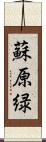 蘇原緑 Scroll