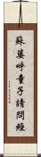 蘇婆呼童子請問經 Scroll