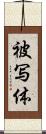 被写体 Scroll