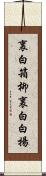 裏白箱柳 Scroll