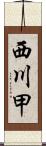 西川甲 Scroll