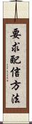 要求配信方法 Scroll