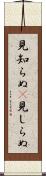 見知らぬ(P) Scroll